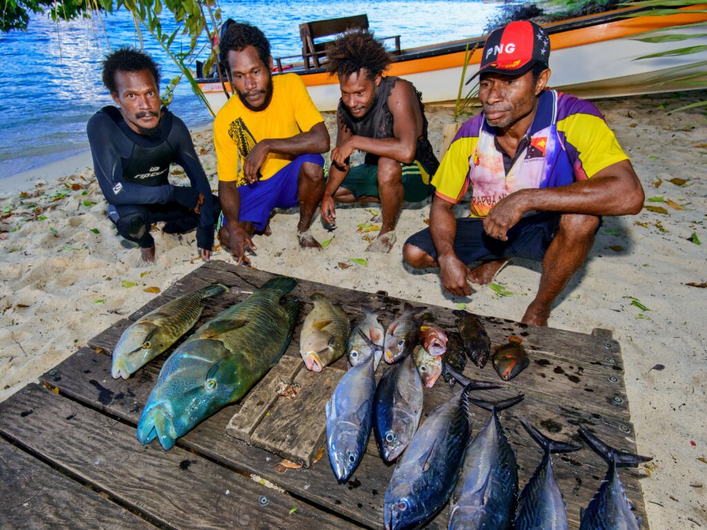 Nyapio boys & their catch